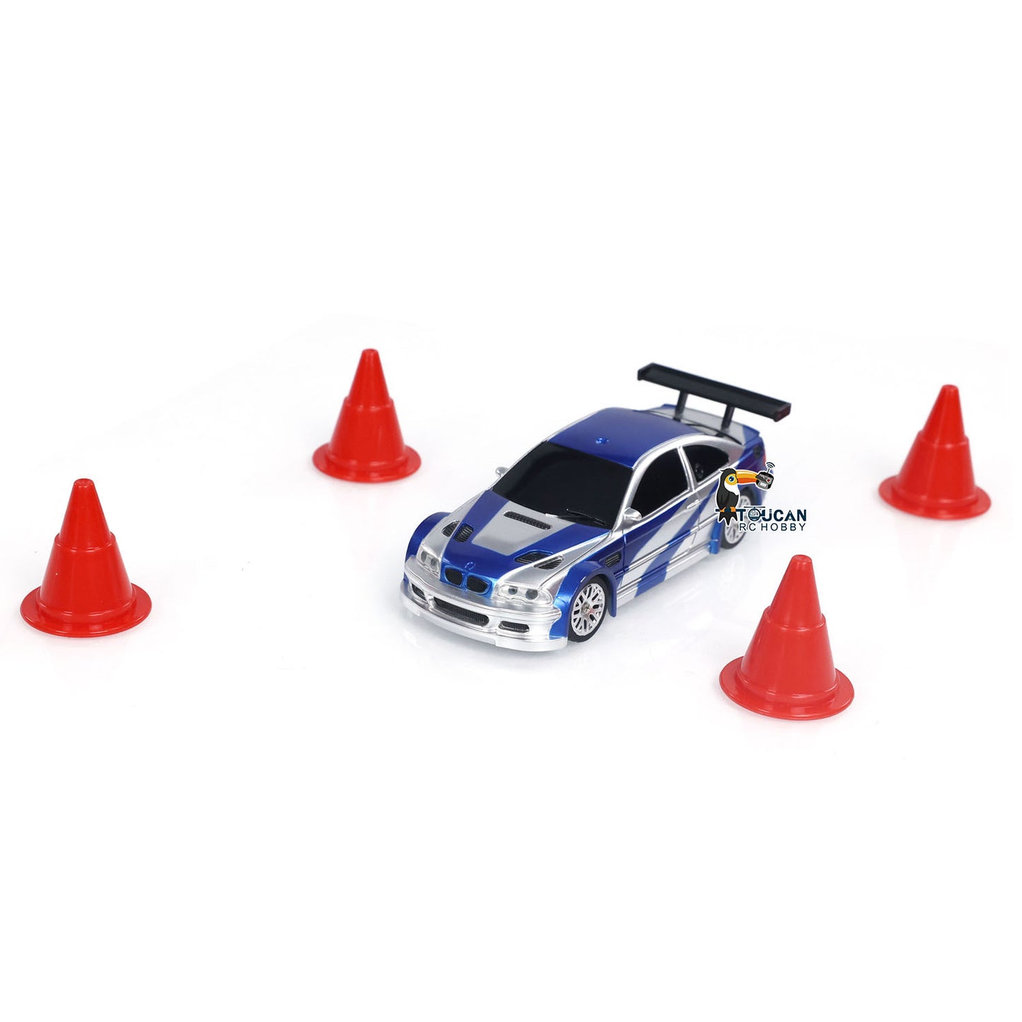 【FREE SHIPPING】US STOCK 4PCS 1/43 Radio Control Drift Car 4WD RC 2.4g Mini Race Car High Speed Model Toy