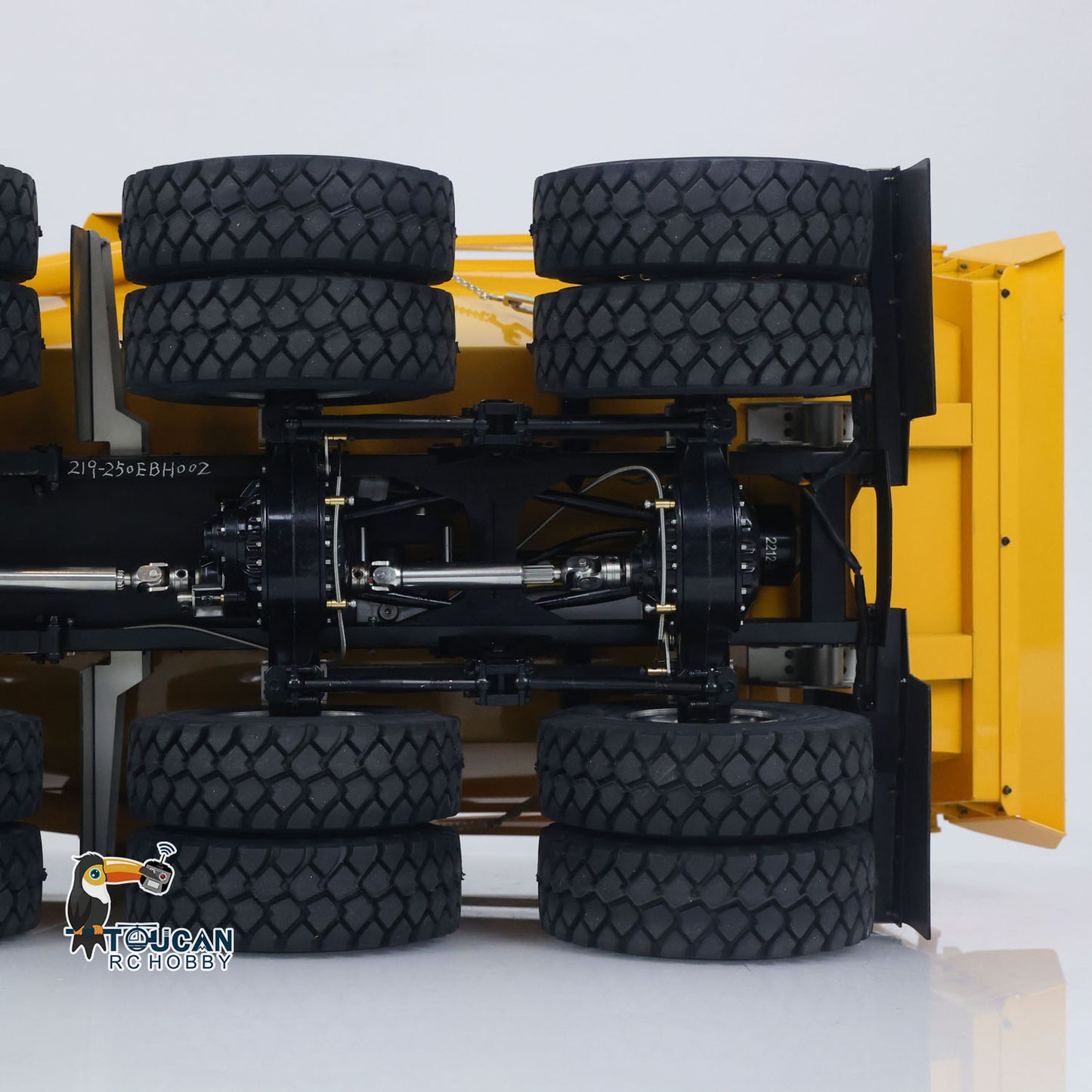 JDM 219 1/14 Metal RC Hydraulic Dumper Truck 10X10 10X6 Tipper 3Speed Axles Transfer Case Differential Locks