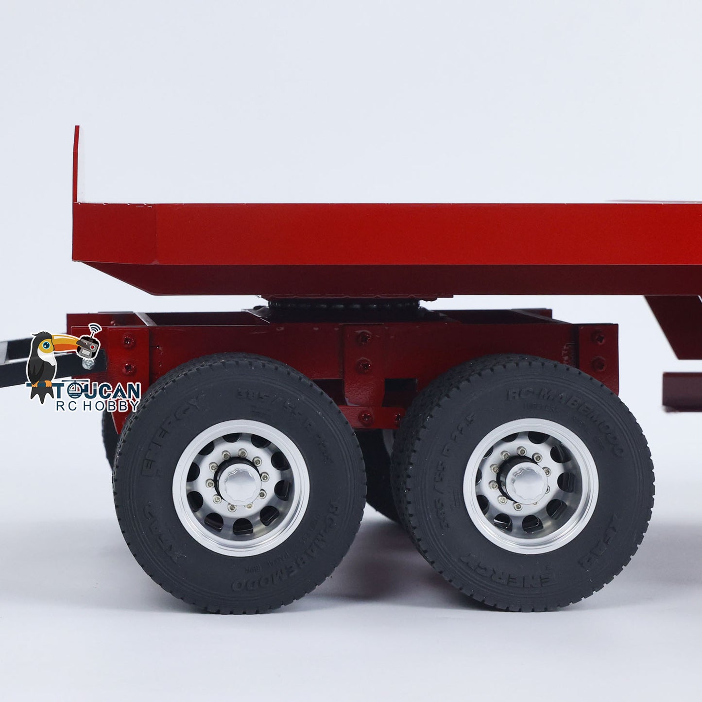 Metal 4-axle Full Trailer for 1/14 RC Tractor Truck