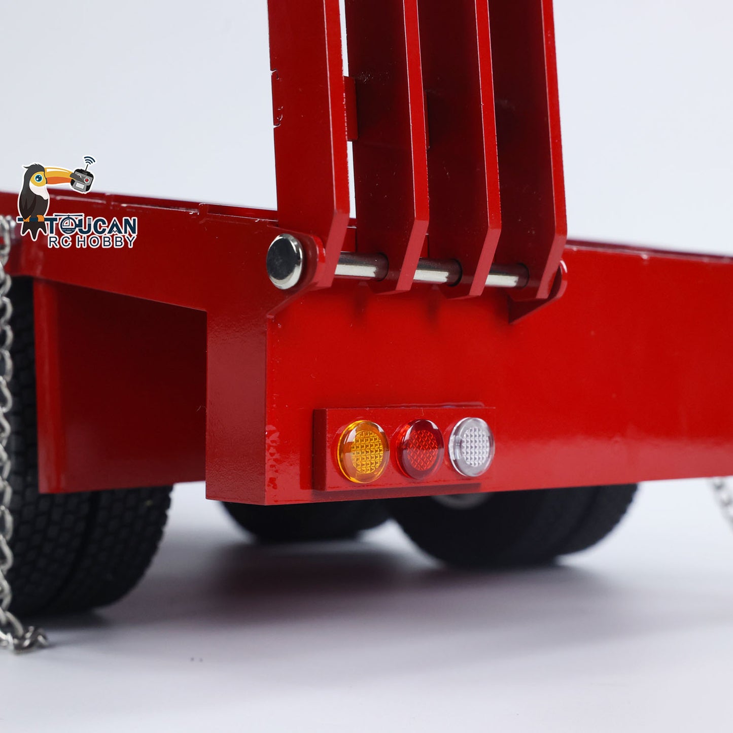 Metal 4-axle Full Trailer for 1/14 RC Tractor Truck
