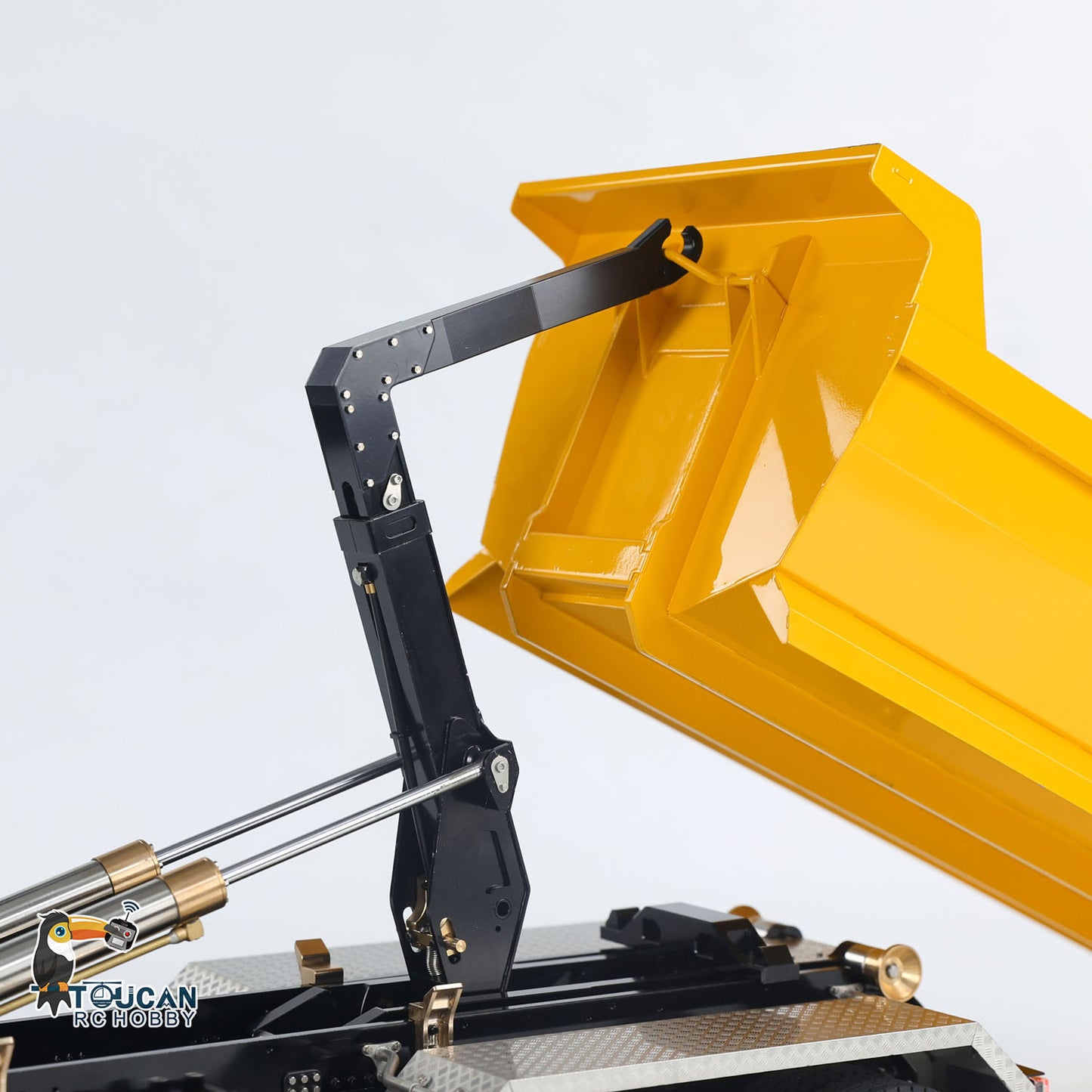 Metal 1/14 Remote Control Hydraulic Dump Truck 8x8 Full Tipper Car Differential