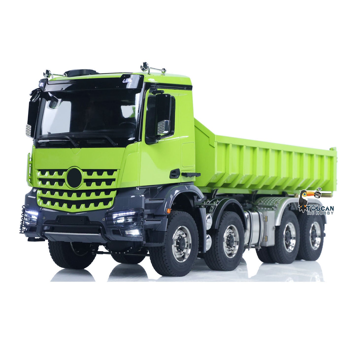 1/14 8x8 Metal RC PNP Hydraulic Painted Assembled Roll On/Off Dumper Truck
