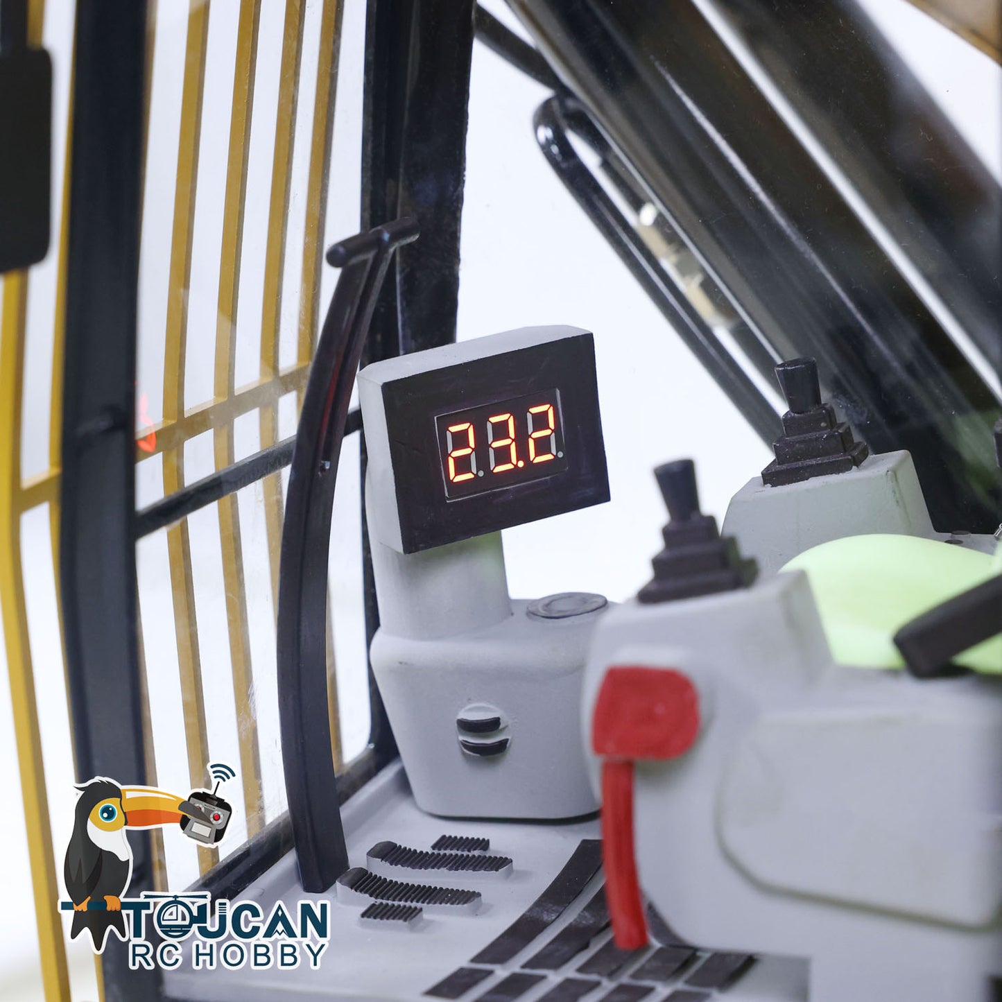 EN STOCK Métal 1/8 390F RC Excavatrice hydraulique Pelle Cisaille Ciseaux Grab Godet Ripper Coupleur à dégagement rapide