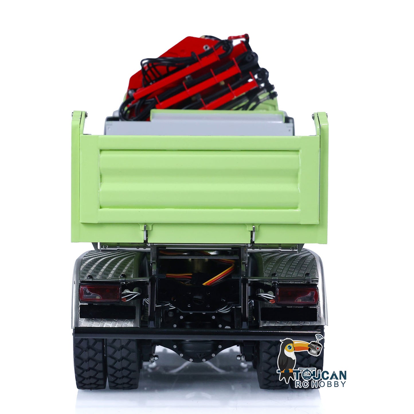 LESU 1/14 Metall MAN 8X8 RC Hydraulische Dumper Lkw Mit Kran Z0063