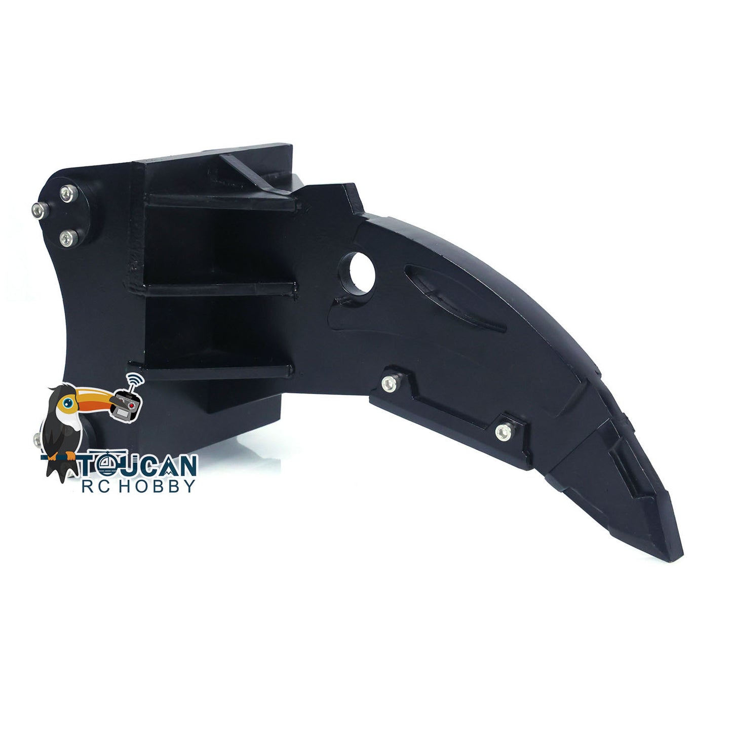 EN STOCK Métal 1/8 390F RC Excavatrice hydraulique Pelle Cisaille Ciseaux Grab Godet Ripper Coupleur à dégagement rapide