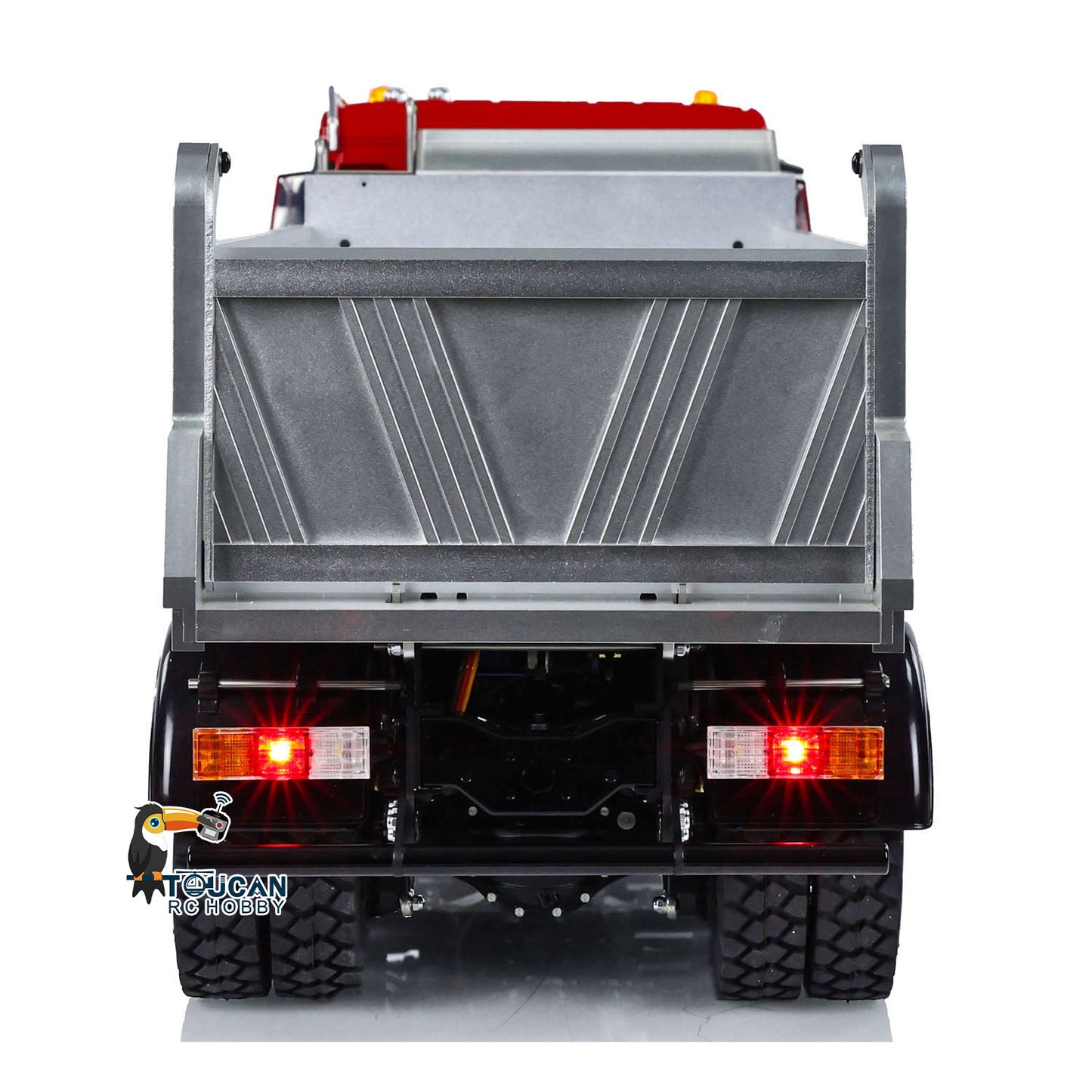 Camion à benne basculante hydraulique LESU 1/14 RTR RC 8X8