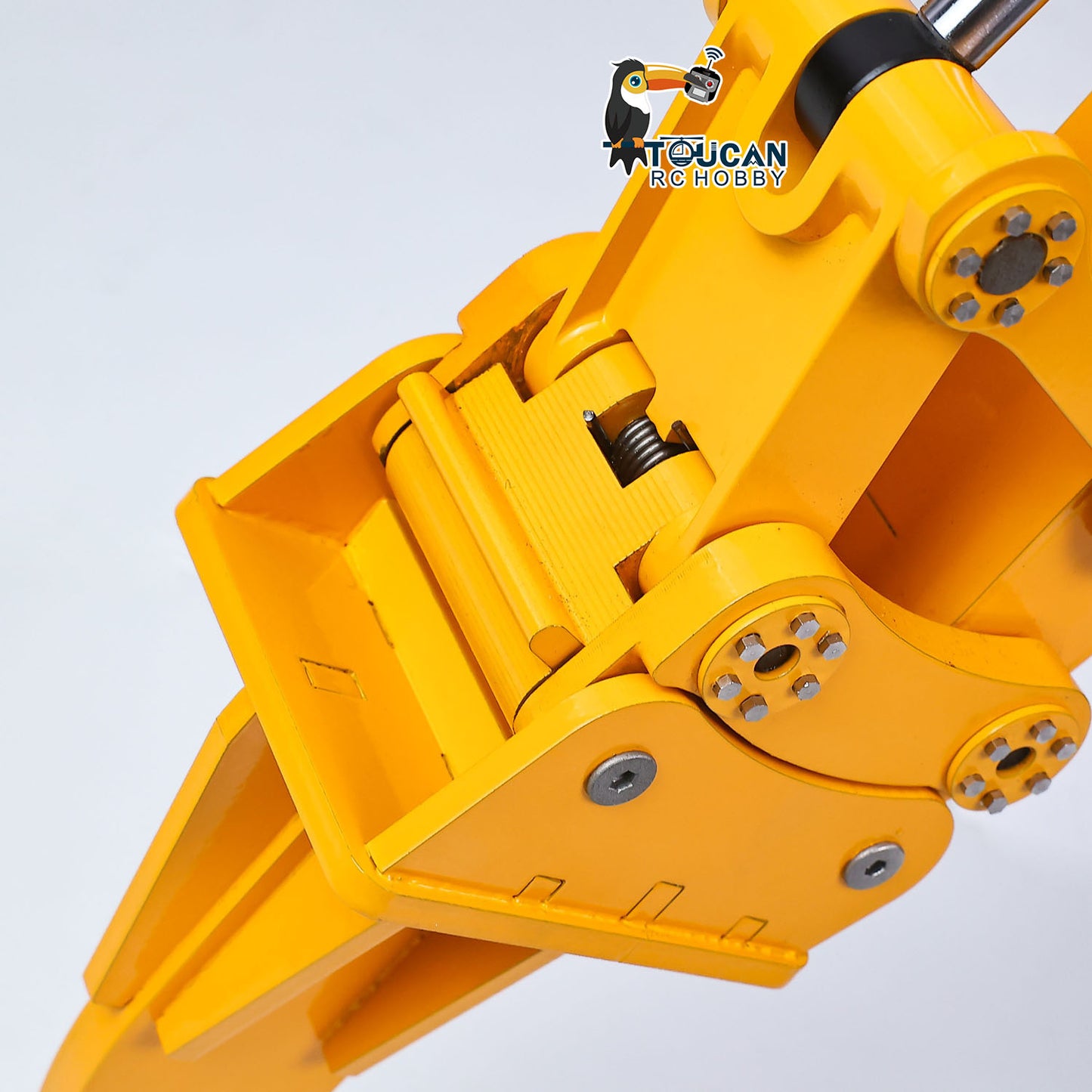 Metal Grading Bucket Ripper for 1/12 Hydraulic Remote Control Tracked Excavator C395 LR976 E650 RC Digger Model Construction Vehicle