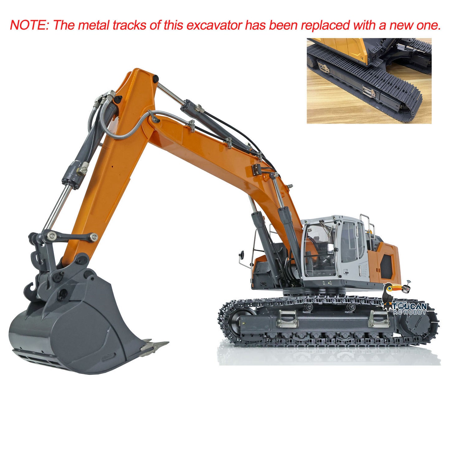 Excavatrice hydraulique RTR Lieber L945 en métal XDRC 1/14