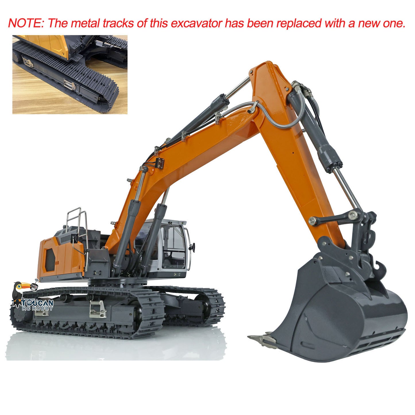 Excavatrice hydraulique RTR Lieber L945 en métal XDRC 1/14