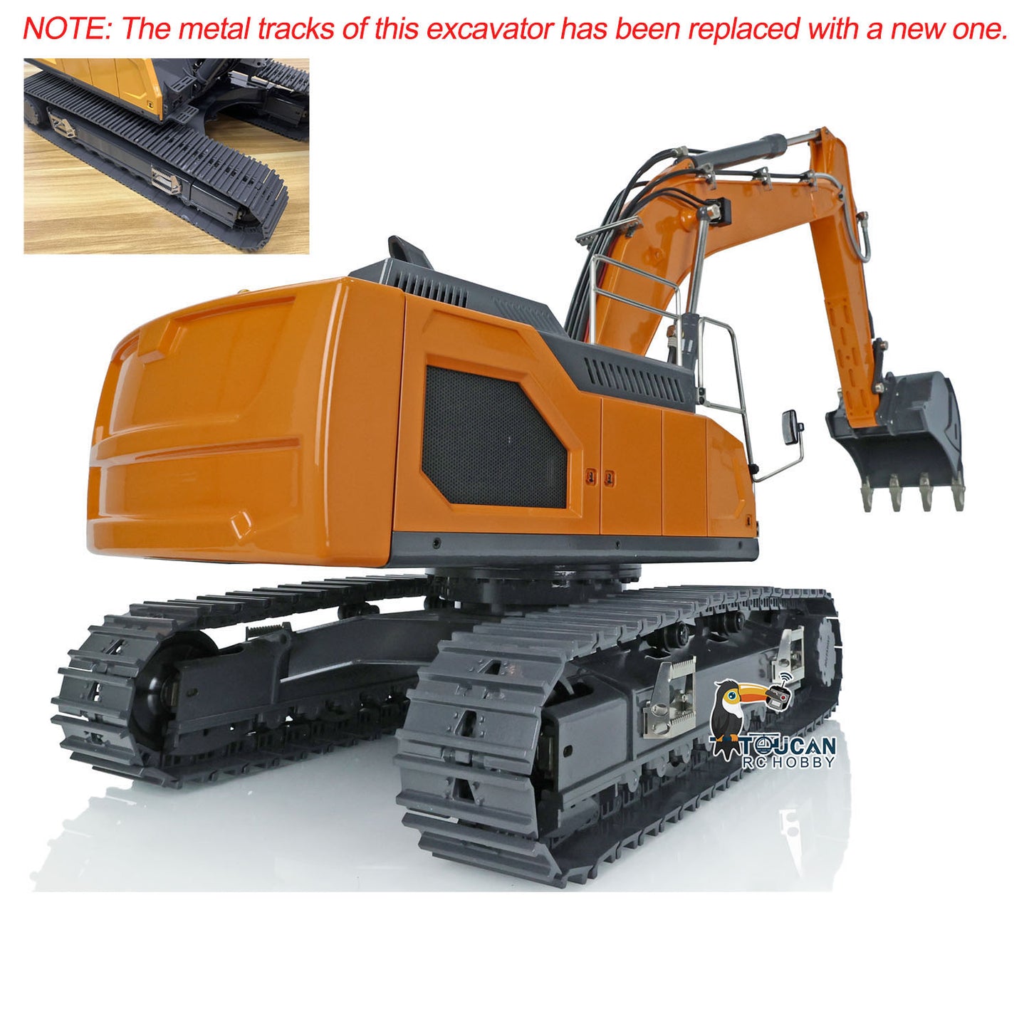 Excavatrice hydraulique RTR Lieber L945 en métal XDRC 1/14