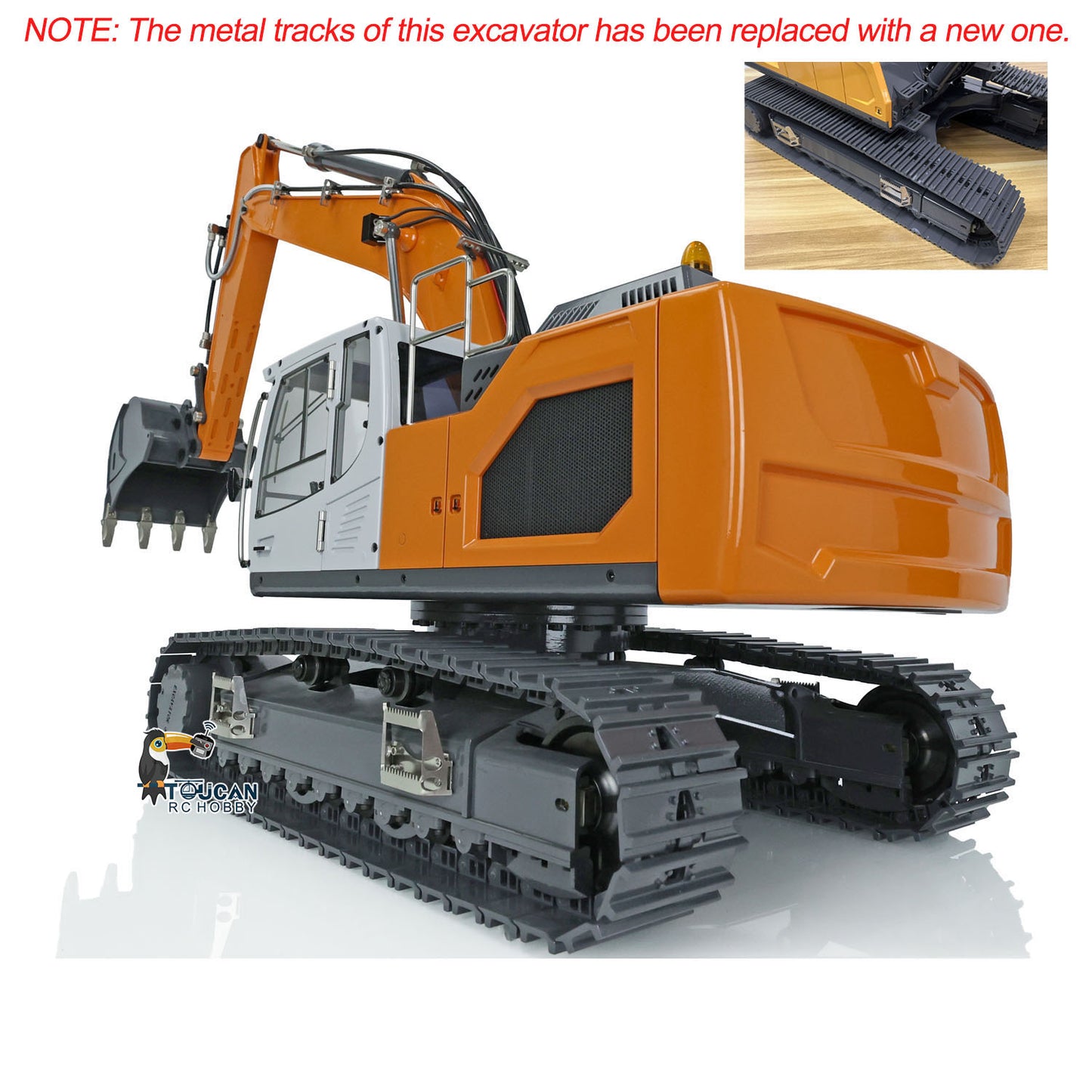 Excavatrice hydraulique RTR Lieber L945 en métal XDRC 1/14