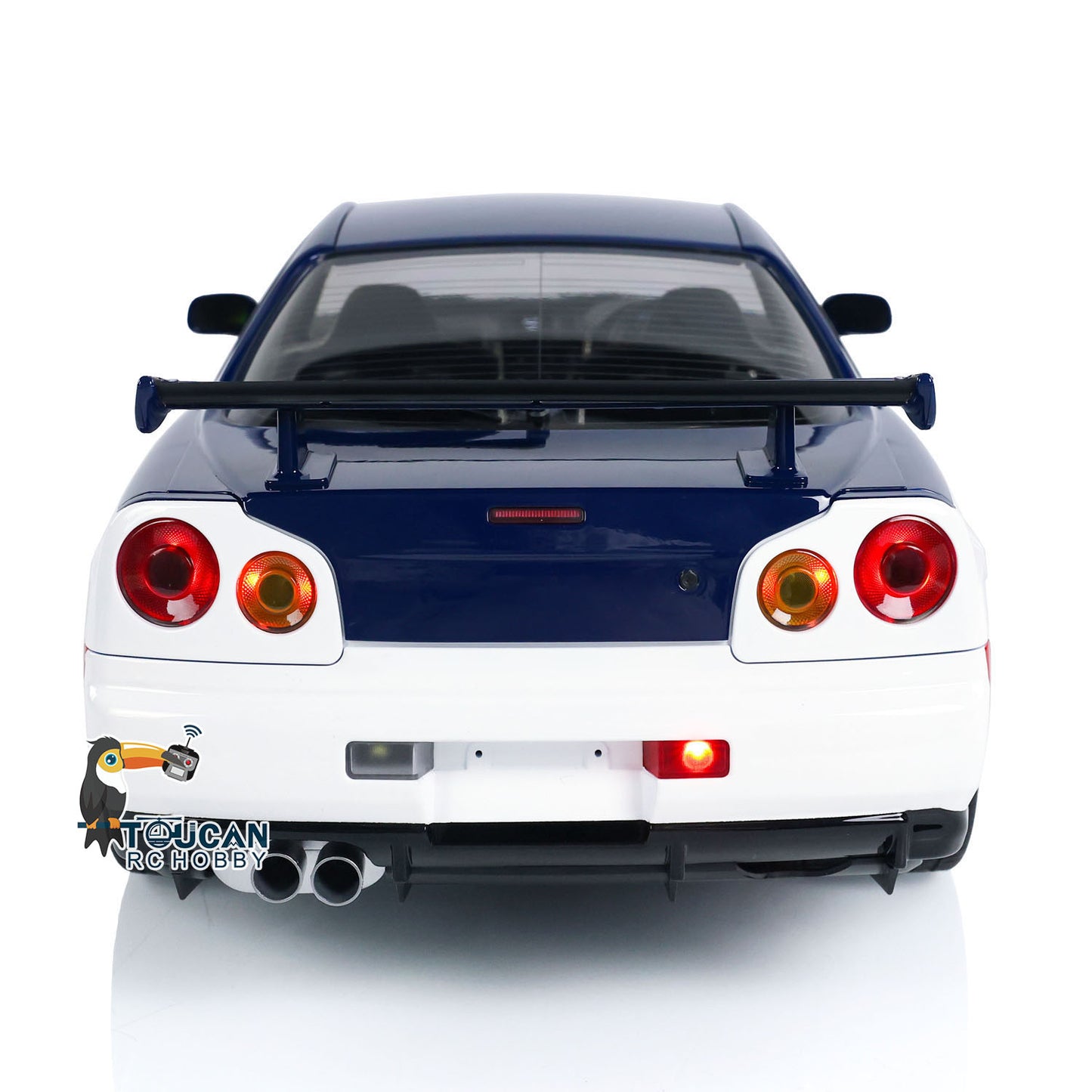 Capo 1/8 Assembled Painted RTR 4x4 4WD R34 RC Racing Drifting Car With Sound Light System Smoke Function