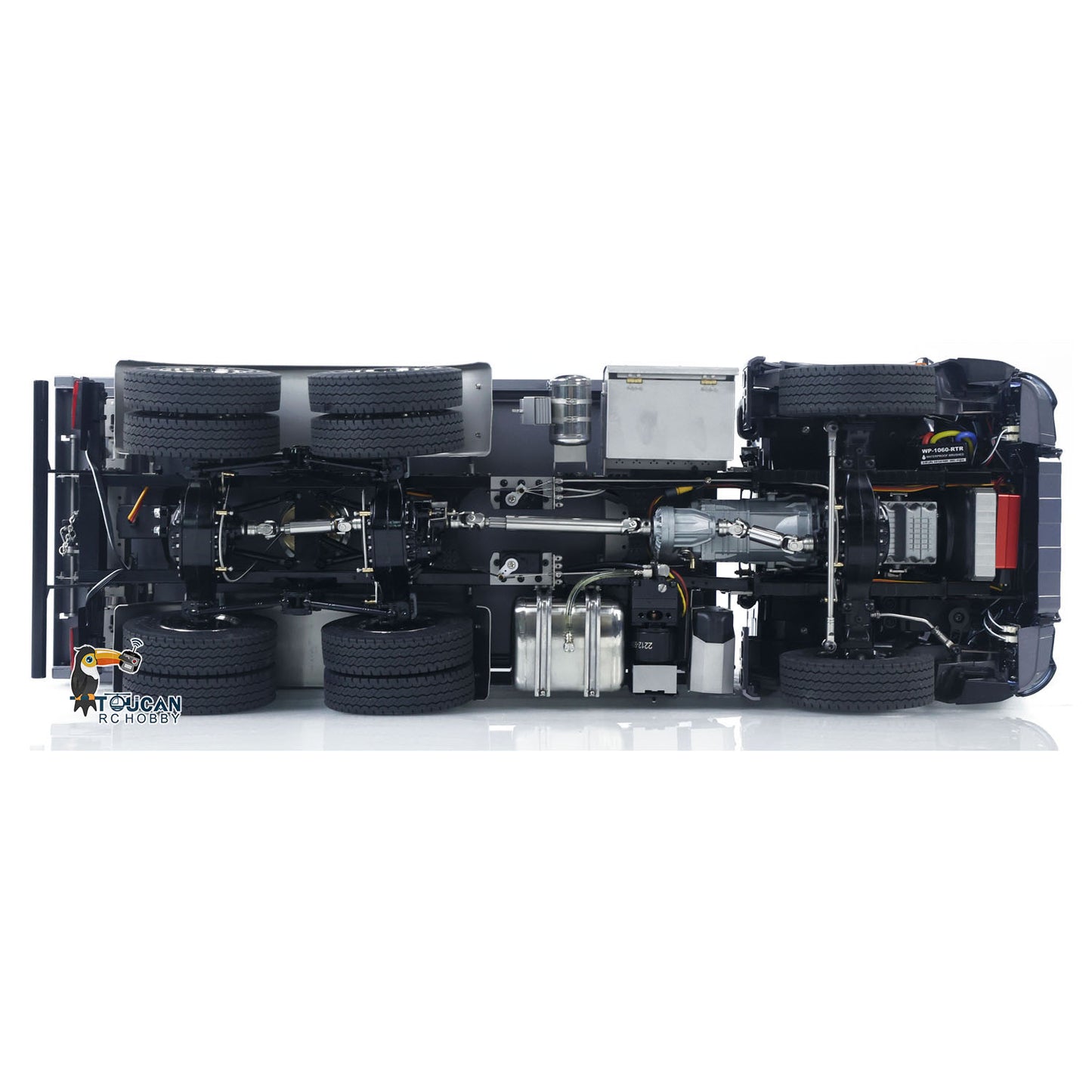 1/14 6x6 Hydraulischer RC Muldenkipper Metall Kipper Auto FlySky I6S