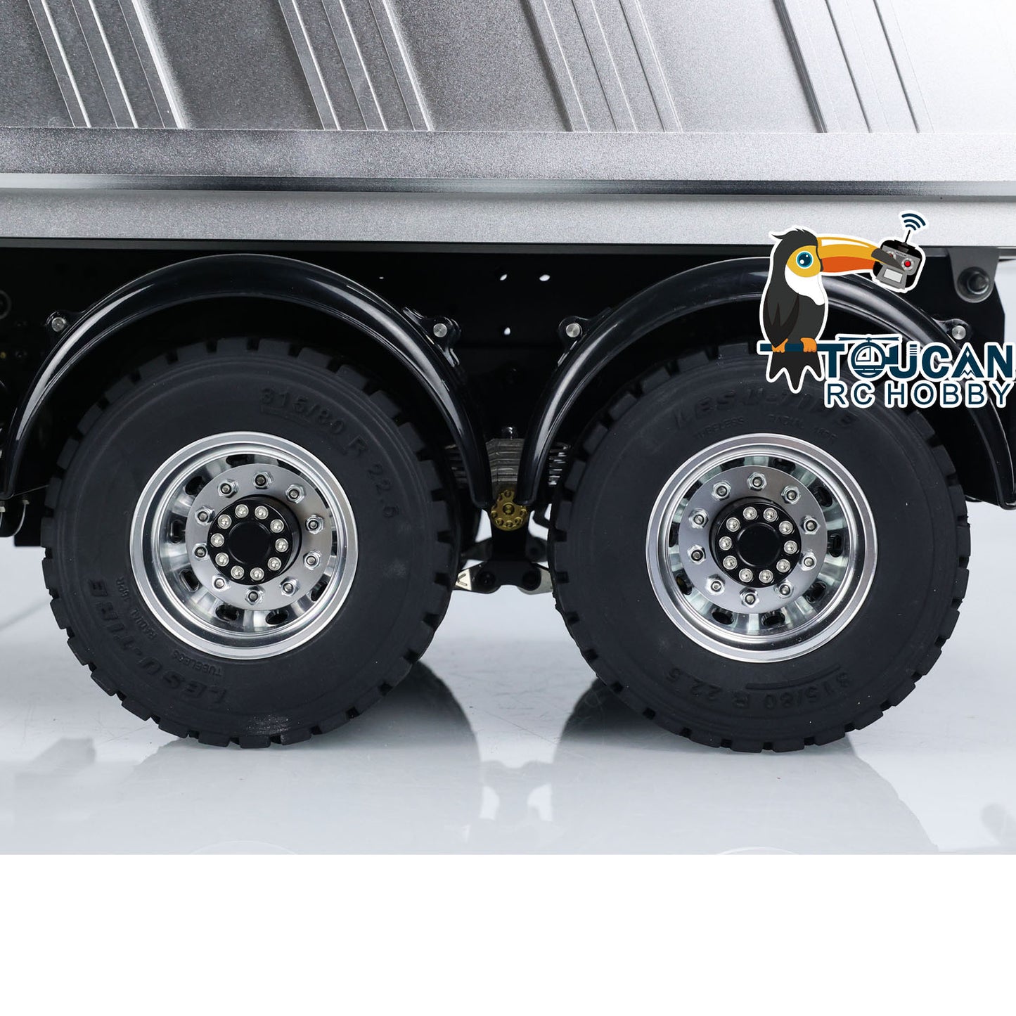 Camion à benne basculante hydraulique LESU 1/14 RTR RC 8X8