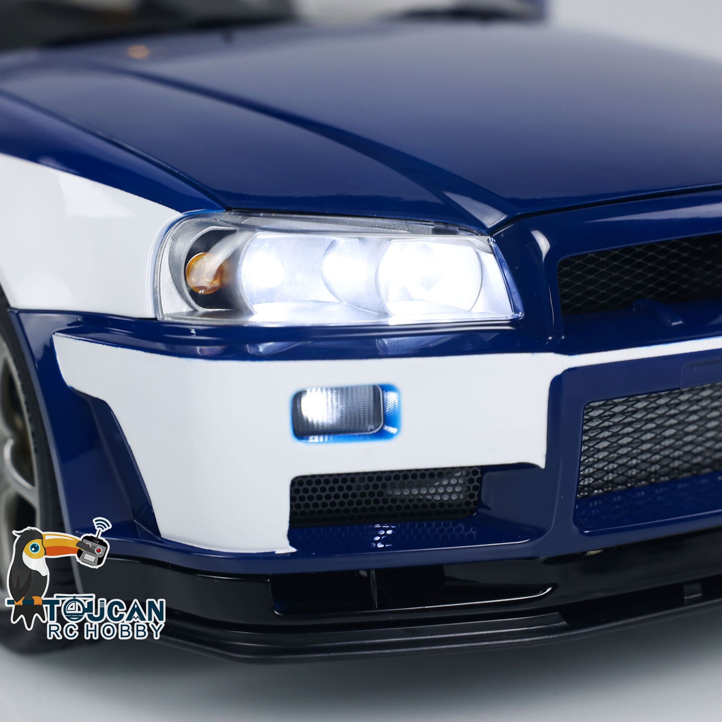 Capo 1/8 Assembled Painted RTR 4x4 4WD R34 RC Racing Drifting Car With Sound Light System Smoke Function