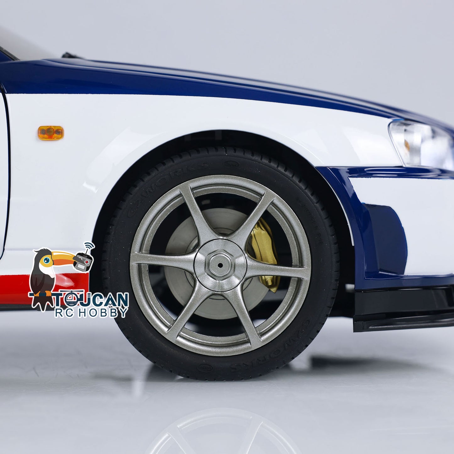 Capo 1/8 Assembled Painted RTR 4x4 4WD R34 RC Racing Drifting Car With Sound Light System Smoke Function