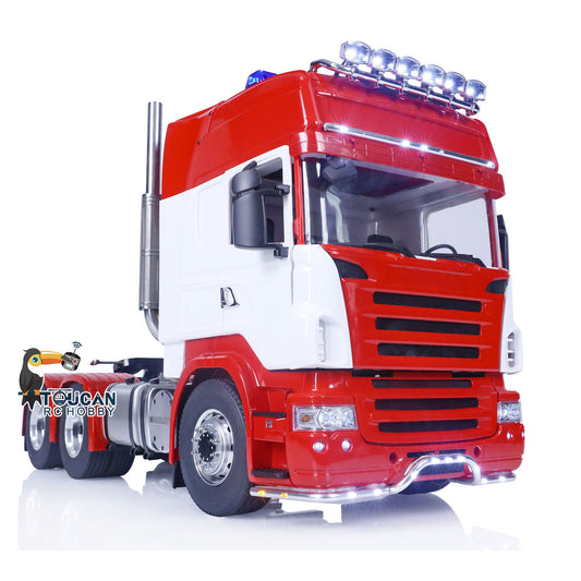 TOUCAN 6X6 Radio Control Tractor Car 1/14 RC Truck Metal Chassis Painted Assembled