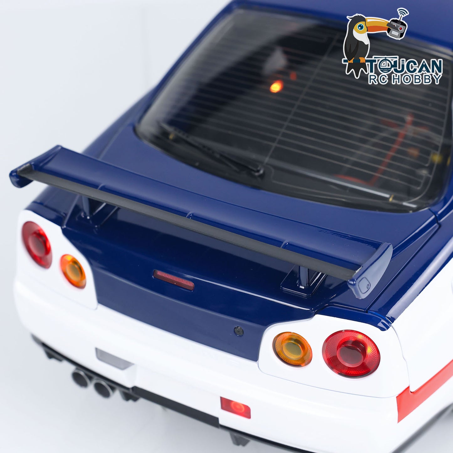 Capo 1/8 Assembled Painted RTR 4x4 4WD R34 RC Racing Drifting Car With Sound Light System Smoke Function