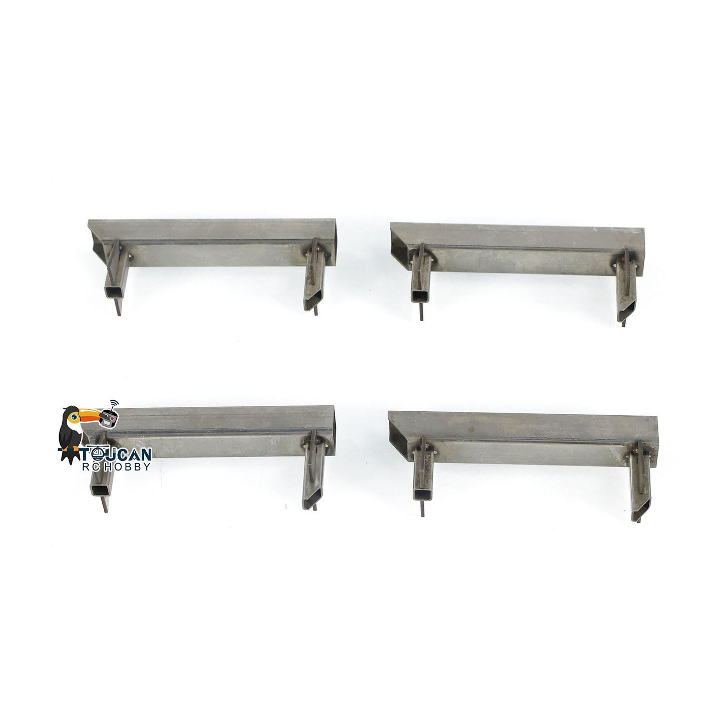 1/14 3 Axles Metal Trailer Extendible Trailers for RC Tractor Truck Car Models