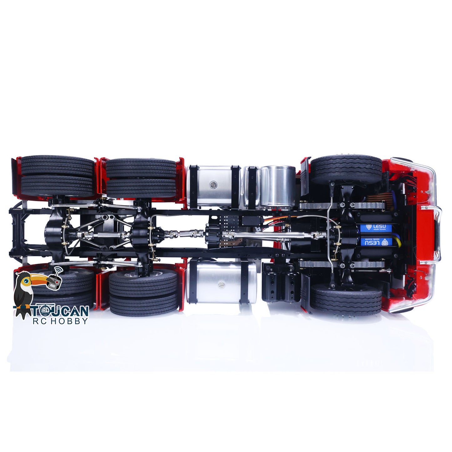 LESU 1/14 RC Car 6X6 RTR Camion Tracteur Télécommandé