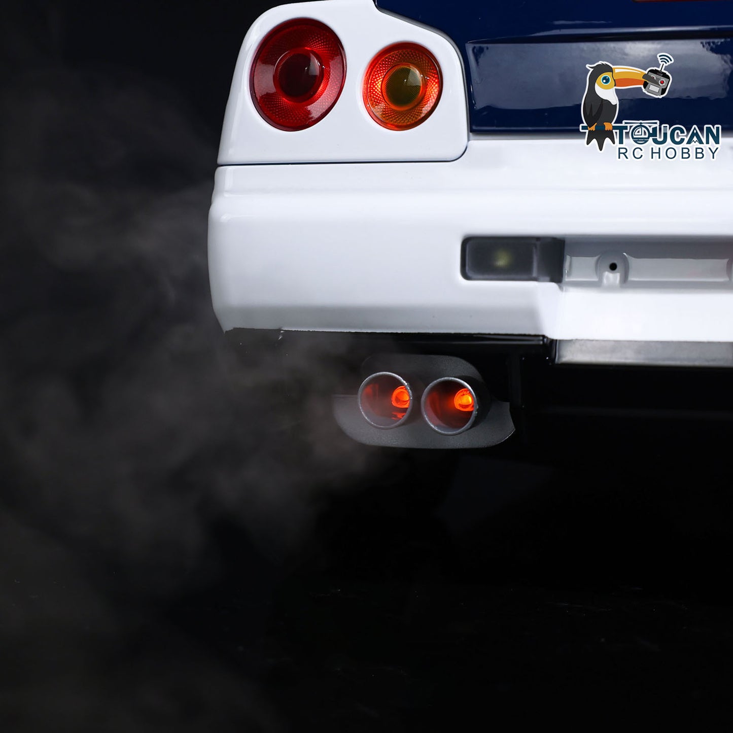Capo 1/8 Assembled Painted RTR 4x4 4WD R34 RC Racing Drifting Car With Sound Light System Smoke Function