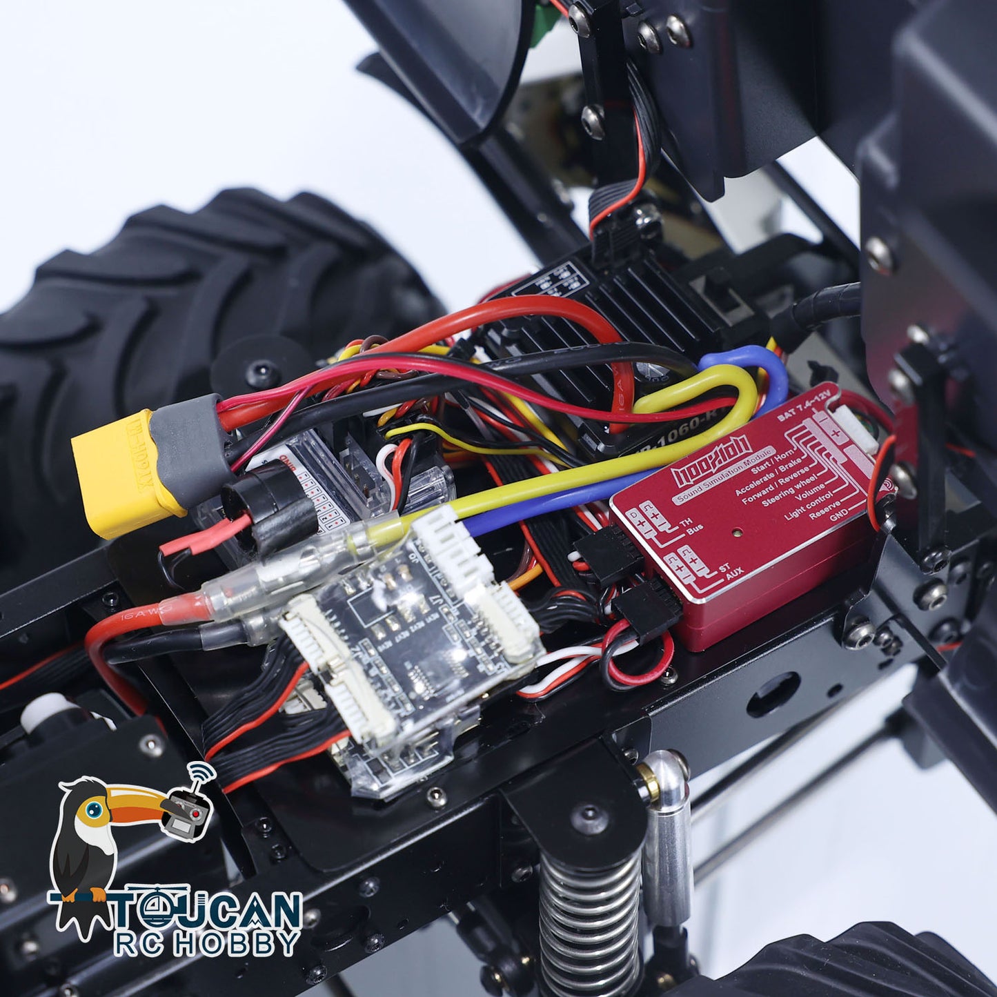 Voiture tout-terrain à chenilles U423 4X4 1/10 PNP RC avec godet