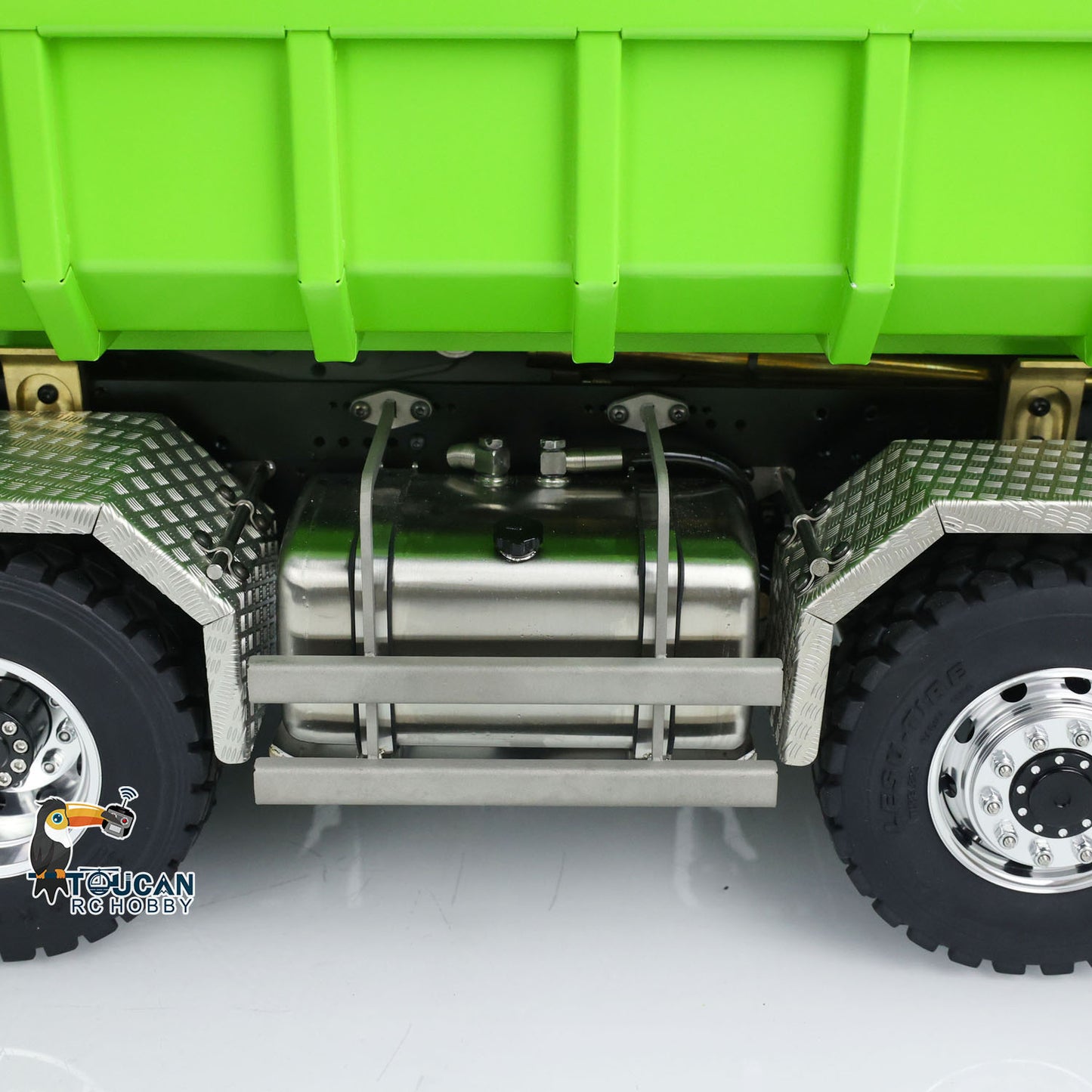 LESU TGS 1/14 RC Hydraulic Roll On Off Dump Truck 8x8 Metal Chassis Dumper Differential Lock EDS Axles 2Speed Gearbox Model Car
