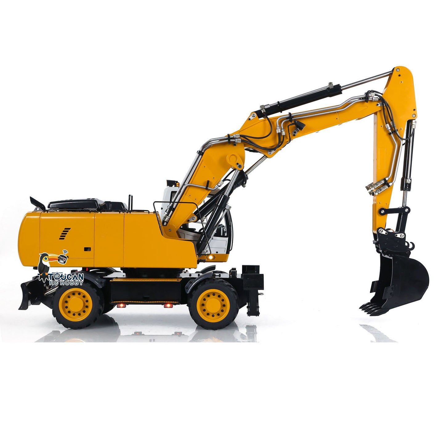 1/14 RC-Hydraulikbagger 946-3 PL18EV mit Funksteuerung, Baggeraufreißer, Greifer