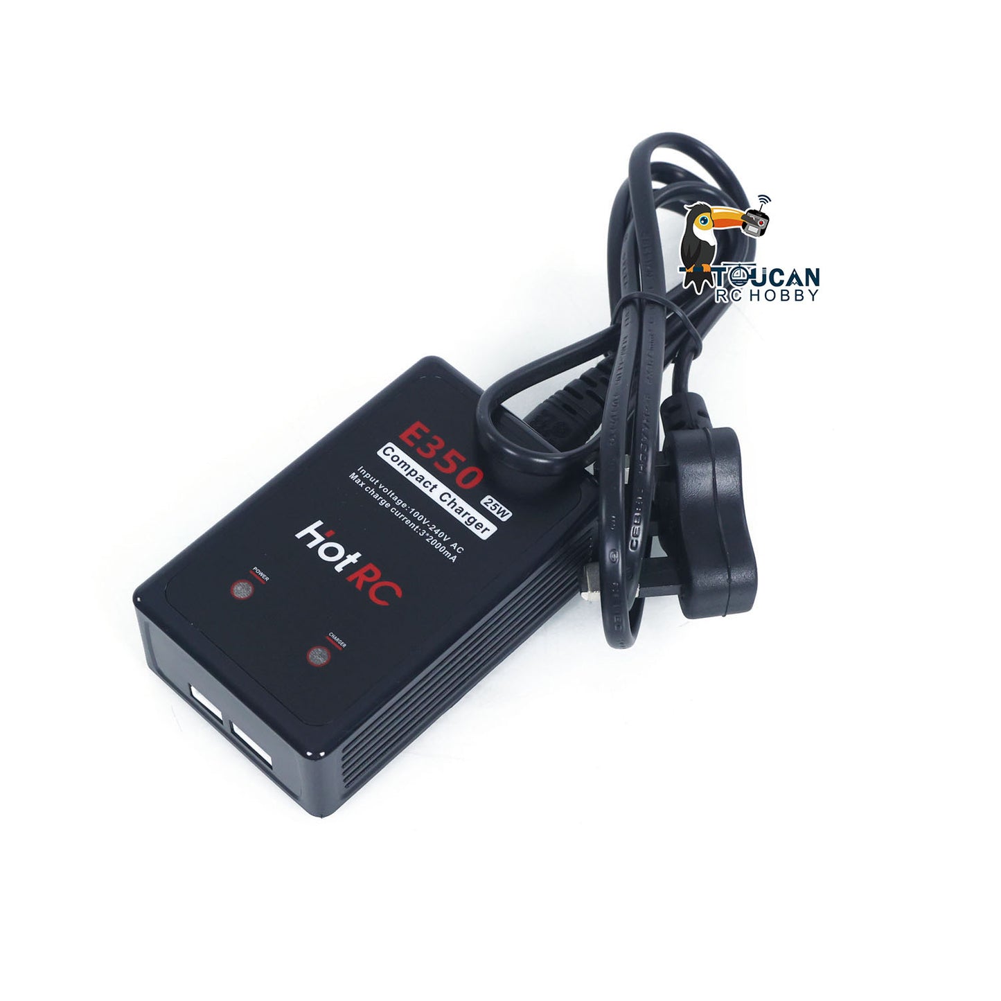 E350 7.4V 11.1V Li-po Battery Balance Fast Charger 2s 3s Cells 25W Accessories