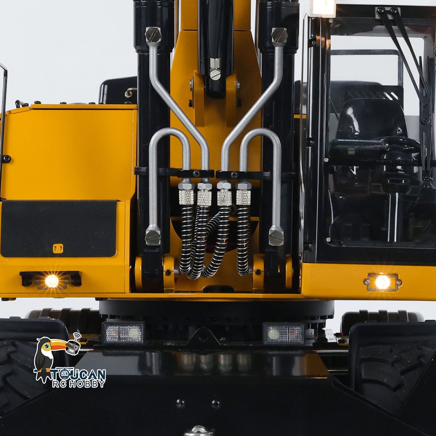 1/14 RC-Hydraulikbagger 946-3 PL18EV mit Funksteuerung, Baggeraufreißer, Greifer