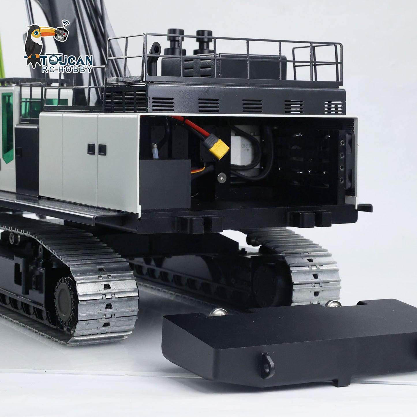 US STOCK Metal RC Hydraulic Excavators 1/12 ZE960G Double Pump RTR Radio Control Digger Construction Vehicle Model Smoke Unit