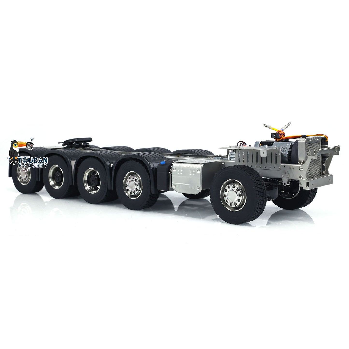 Châssis en métal ScaleClub 10x10 1/14 pour camion tracteur TAMIYA FH750 RC