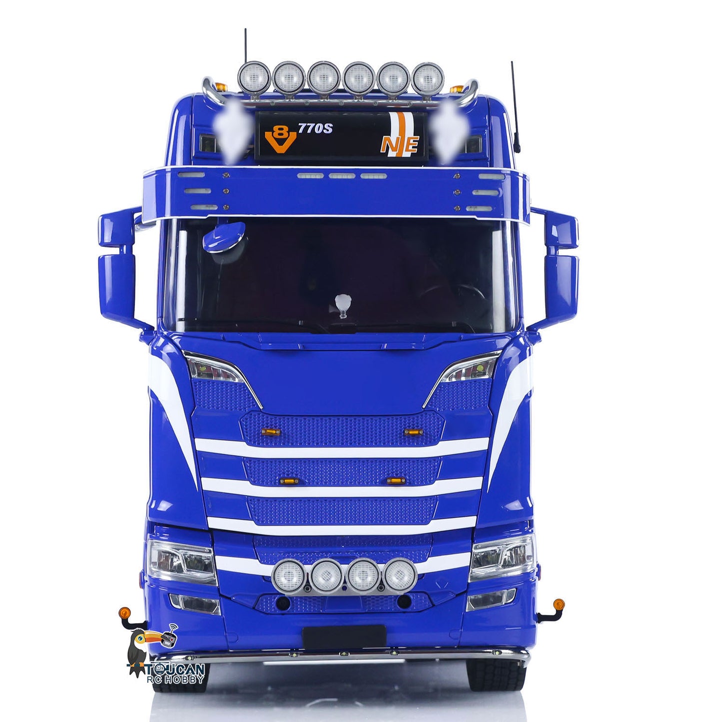 TOUCAN 770S 1/14 RC Tractor Truck 6X6 Metal Chassis Axle Locks 3Speed RTR Smoke Sound Light Unit Cabin Suspension ST8