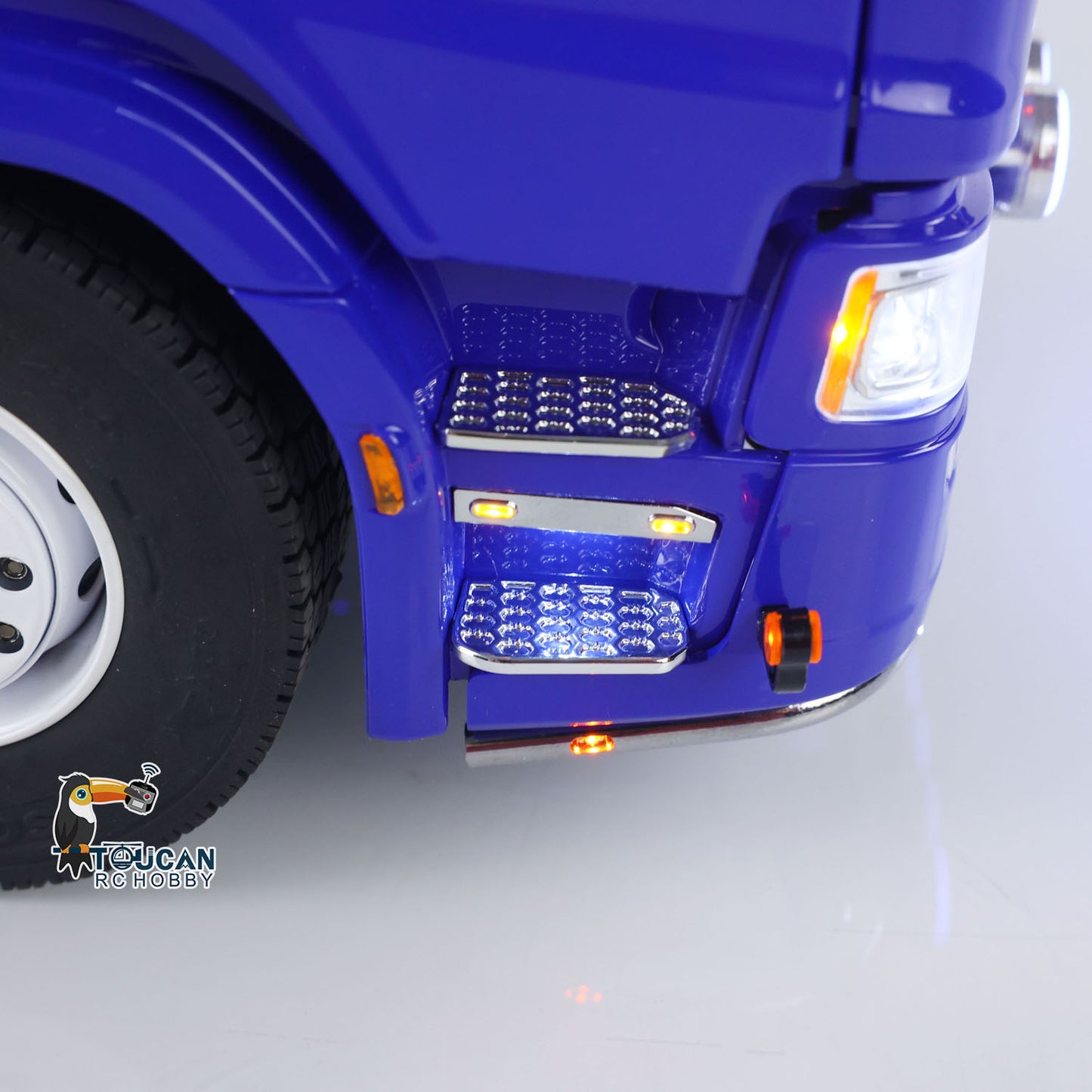 TOUCAN 770S 1/14 RC Tractor Truck 6X6 Metal Chassis Axle Locks 3Speed RTR Smoke Sound Light Unit Cabin Suspension ST8