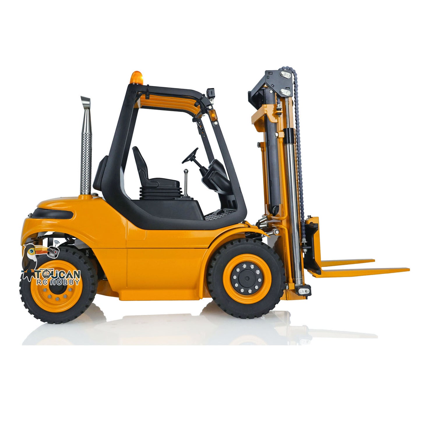 AUF LAGER 1/14 Metall LESU Montiert Painted RC RTR Gabelstapler Licht Sound