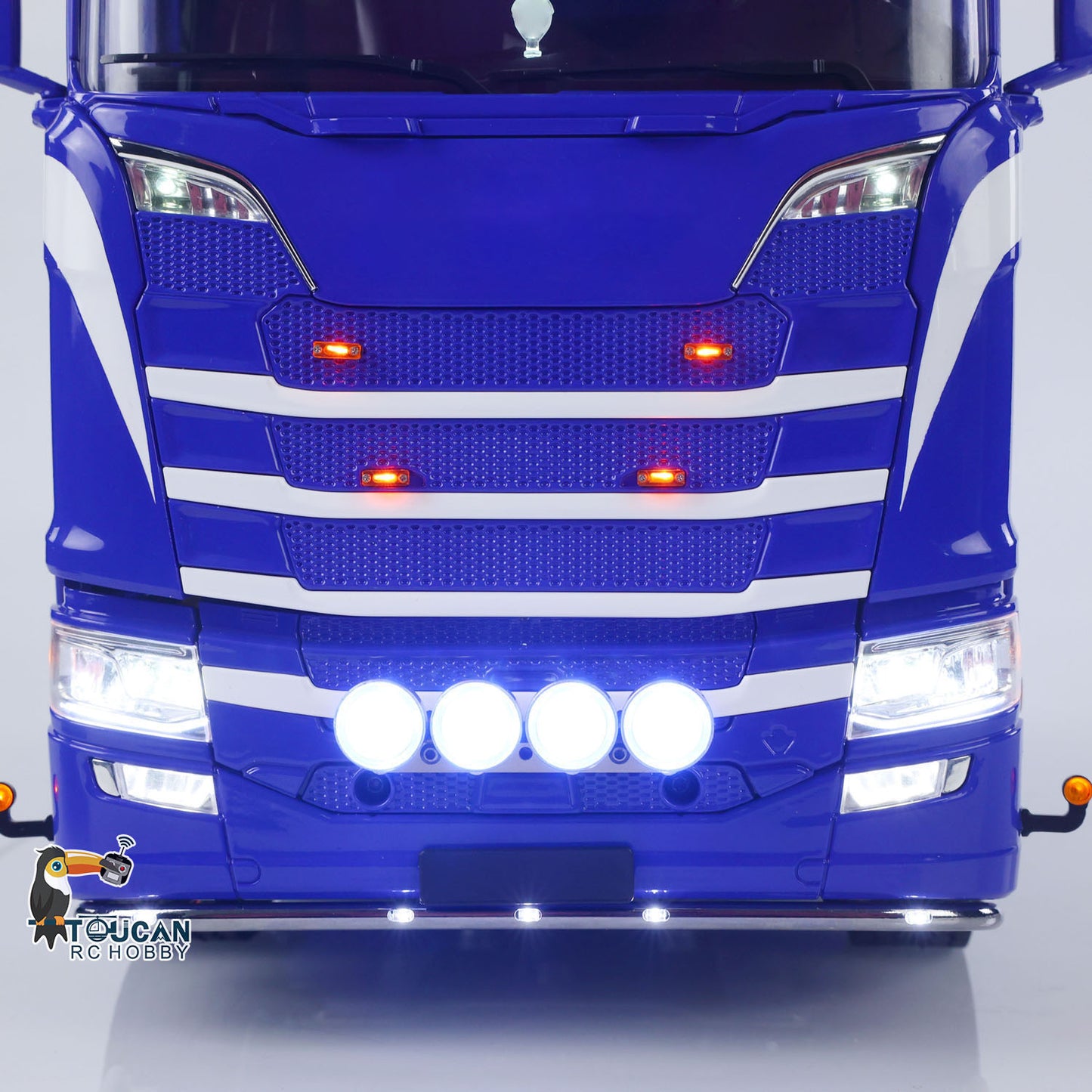 TOUCAN 770S 1/14 RC Tractor Truck 6X6 Metal Chassis Axle Locks 3Speed RTR Smoke Sound Light Unit Cabin Suspension ST8