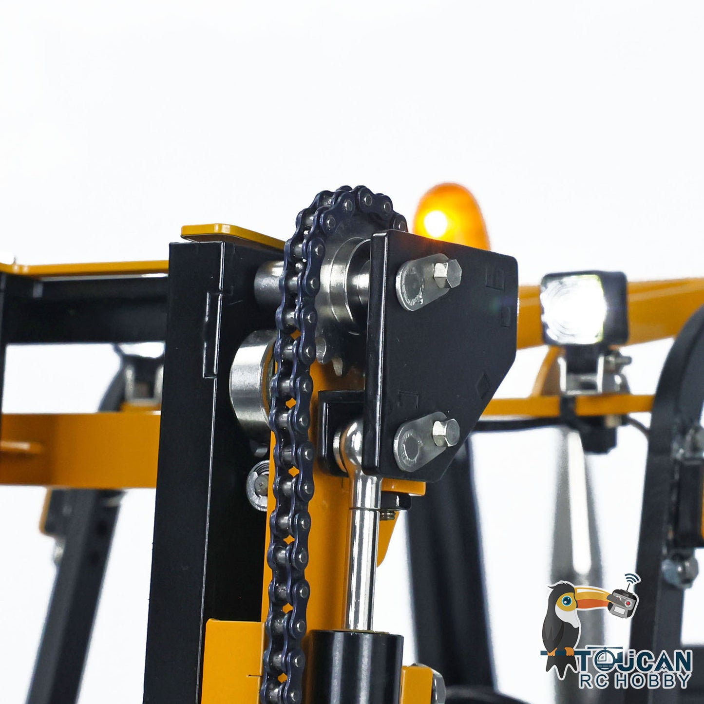 AUF LAGER 1/14 Metall LESU Montiert Painted RC RTR Gabelstapler Licht Sound