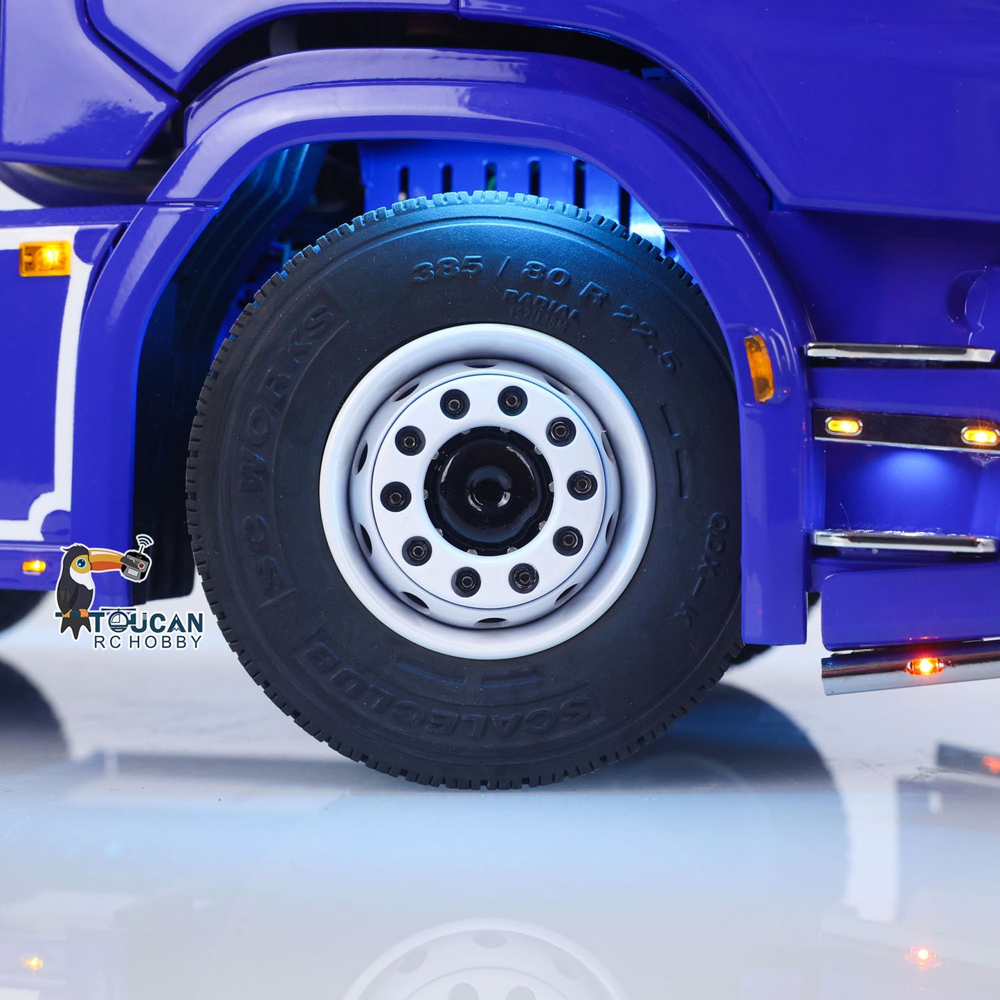 TOUCAN 770S 1/14 RC Tractor Truck 6X6 Metal Chassis Axle Locks 3Speed RTR Smoke Sound Light Unit Cabin Suspension ST8