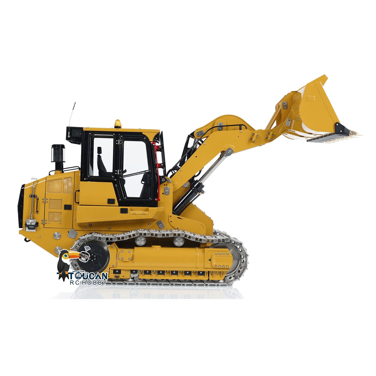 LESU 973K 1/14 RC Hydraulische Loader Lackiert Montiert PNP Ohne Hinten Pflug Öffnende Schaufel