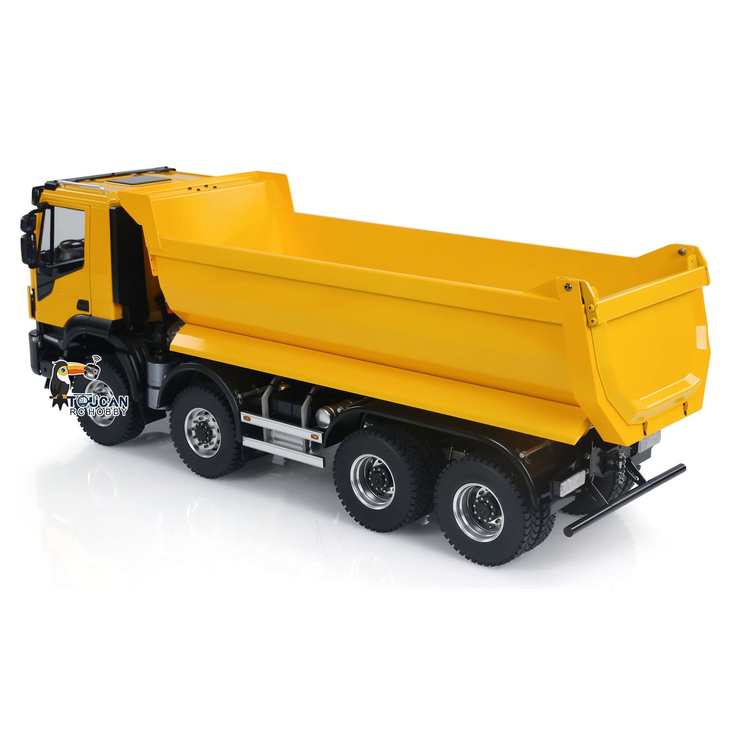Camion à benne basculante hydraulique RC en métal 1:14 8x8