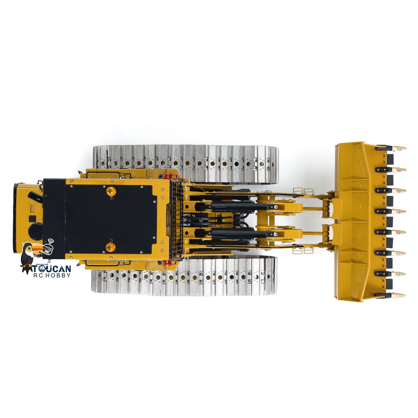 EN STOCK LESU 1/14 RC Chargeur hydraulique 973K RTR sans charrue arrière Godet ouvrable