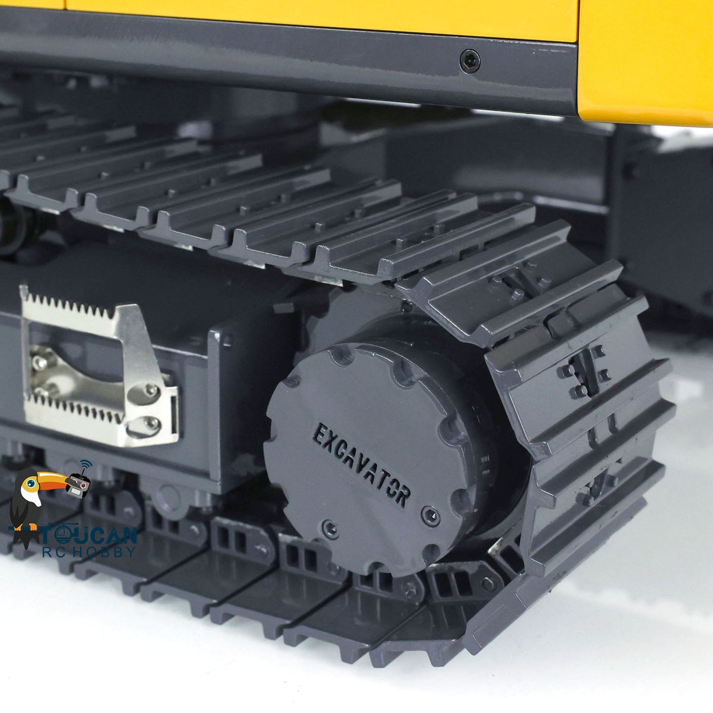 Excavatrice hydraulique RC RTR 945 en métal XDRC 1/14 avec vannes d'inversion 5 canaux et émetteur PL18EV