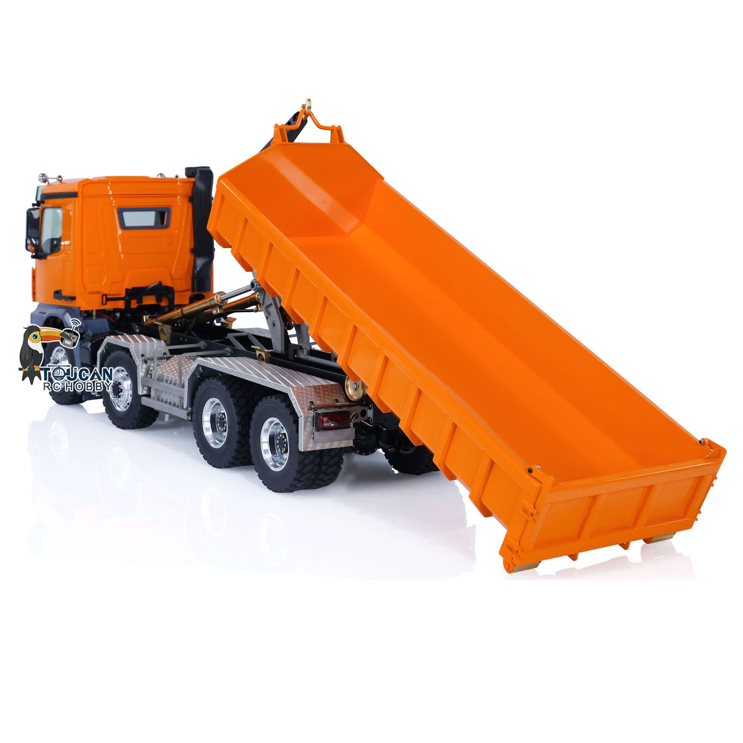 LESU 1/14 Metall 8x8 Hydraulische RC RTR Roll On/Off Dumper Lkw 20160901 Mit K3363 Kabine