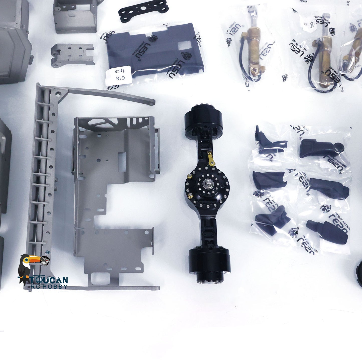 LESU 1/14 Aoue-H13ixc KIT Compacteur hydraulique RC A0009