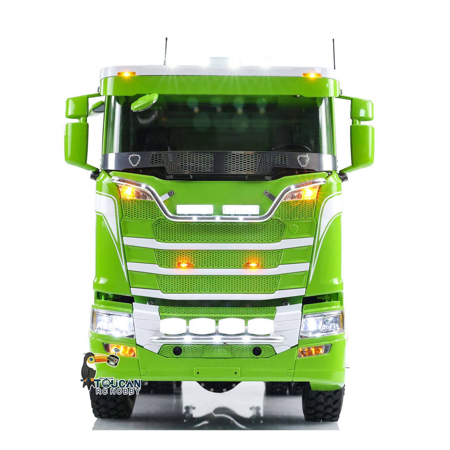 LESU 770S 1/14 6x6 RC Camion à benne basculante hydraulique à 3 voies Modèle de benne basculante télécommandé Lumière Son Fumée