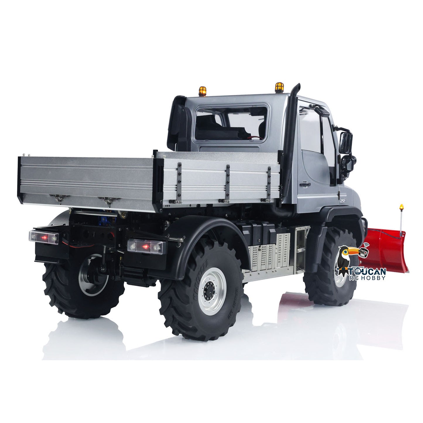 U423 1:10 4X4 Crawler tout-terrain hydraulique à benne basculante avec lame à neige