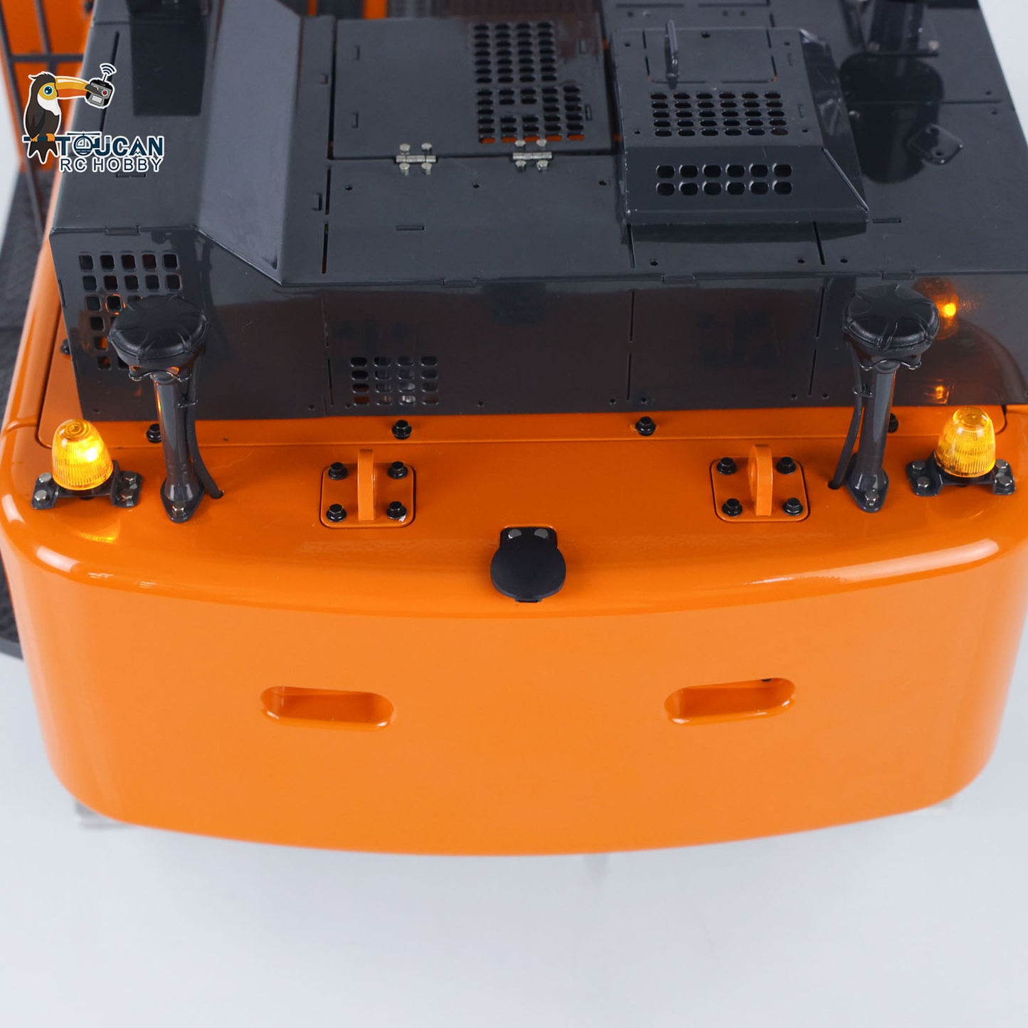 90% Metal LESU 1/14 RC Hydraulic Excavator Aoue ZX490 RTR 2Arms Heavy Digger Model PL18EV Lite Light Sound Smoke