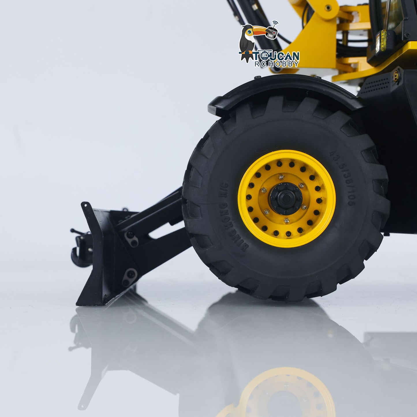 TIME-LIMITED GIFT!! 1/14 RC Hydraulic Excavator JCB 110W 9CH Valve Remote Control 3Arms Metal Digger Model Flysky Paladin PL18EV Radio Battery