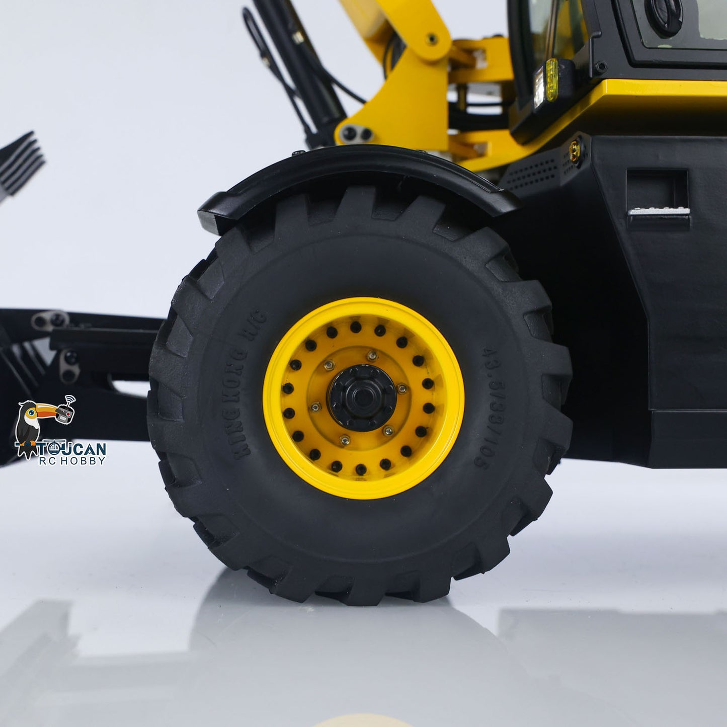 TIME-LIMITED GIFT!! 1/14 RC Hydraulic Excavator JCB 110W 9CH Valve Remote Control 3Arms Metal Digger Model Flysky Paladin PL18EV Radio Battery