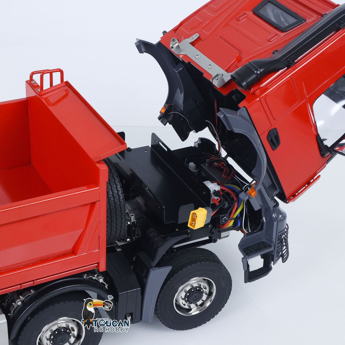 1/14 8x8 RC Basculeur hydraulique pour voiture PNP ESC Servo